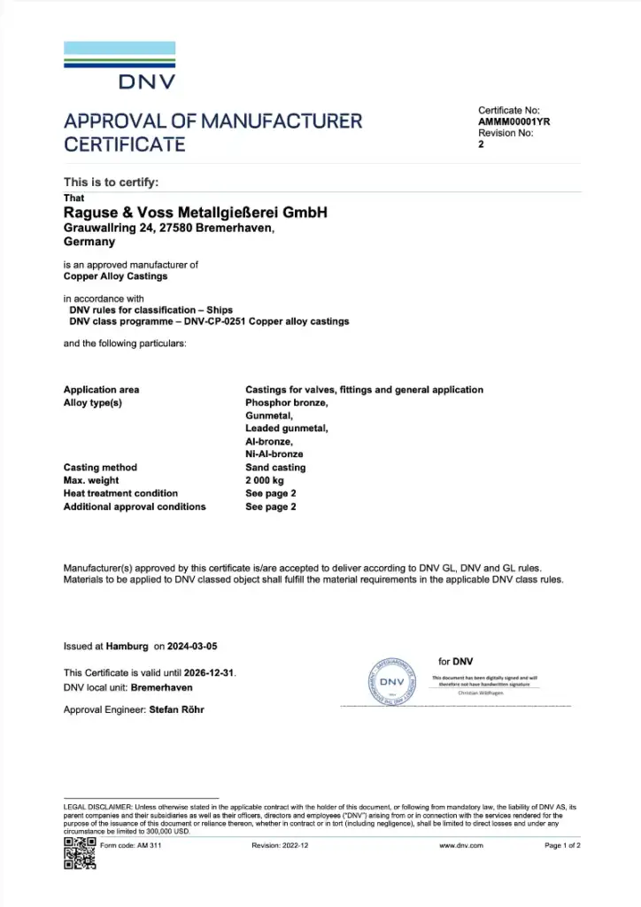 DNVGL-Approval_of_Manufacture